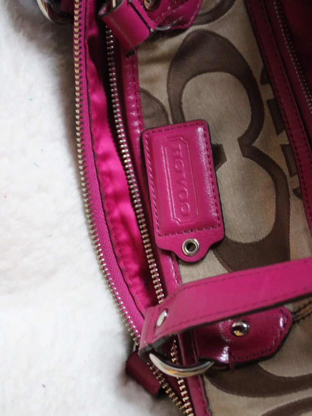 Coach signature canvas